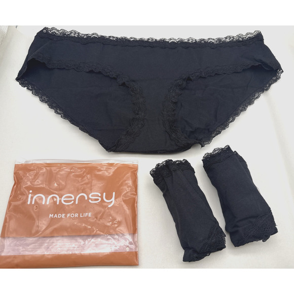 Women's Lace Trim Hipster Sexy Low Rise Panties Stretchy Underwear Cotton XXL.. - Picture 2 of 13